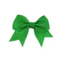 Green grosgrain ribbon hair bow clip for girls, 6cm swallowtail hairpin hair accessory sweet - 17# (Bright Green)