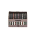 10 rotoli washi tape sottile set adesivo bordo cancelleria decorativa forniture - Qingzhi - 06
