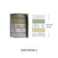 Dekoratives Washi-Tape Set für Journaling und DIY-Basteleien mit frischen Blumenmustern. - Sujian-2