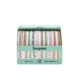 Set di 10 rotoli di nastro washi sottile con motivi di bordi per decorare diari. - Qingzhi - 12
