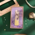 Segnalibro farfalla in metallo cavo squisito, variante fiore di pesco viola regalo. - Amore Estetico delle Farfalle / Scatola regalo / Oro