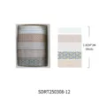 Set de rubans adhésifs Washi décoratifs 5 rouleaux 1,0cm x 2m fournitures de bricolage - Sujian-12