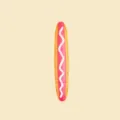 Lustiger Neuheit Hotdog Baguette Kugelschreiber kreative Form Schreibwaren Geschenk - Hotdog
