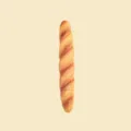 Baguette Brot geformter Gel Tintenstift, lustiges Neuheit Lebensmittel Design Kugelschreiber. - Brot