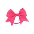 Elastico per capelli con fiocco in nastro gros-grain rosa per bambine e bellissime ragazze. - Rosa Acceso (5#)