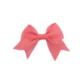 6cm effen grosgrain lint kinderen haarstrik haarspeld zwaluwstaart haaraccessoire detail - 3# Roze