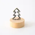 Holz Weihnachtsbaum Foto Memo Clip Halter, kreativer Desktop Notiz Display Ständer Dekor. - Baum