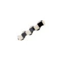 Chic black and white checkered hair clip, stylish wavy side hairpin for daily fashion women. - Checkerboard Wave