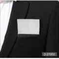 Taschino da uomo piegato accessorio per abito elegante taschino bianco per matrimonio. - Bianco