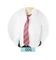 Nuova cravatta JK a righe diagonali per uomo e donna camicia uniforme scolastica - Colore 006