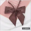 Brown polka dot bow tie JK uniform collar accessory sweet school sailor bow tie - 005 Brown