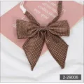 JK uniform brown polka dot bow tie cute collar flower for school sailor outfits and cosplay. - 006 Brown
