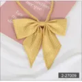 Yellow polka dot JK uniform bowtie cute sweet sailor shirt collar accessory for cosplay daily wear - 009 Yellow