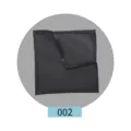 Klassiek zwart pochet detail voor heren pak zakdoek stijlvol accessoire 22x22cm - Zwart