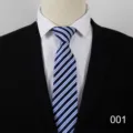 Cravatta a righe da uomo affari professionale abito formale camicia cravatta collo - 001