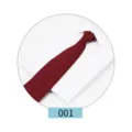 Mens solid color business formal necktie detail view, perfect professional suit accessory. - 001