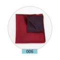 Men's silk pocket square suit handkerchief square pocket accessory red dot design - Color 006
