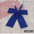 Fiocco per colletto uniforme scolastica JK blu in stile giapponese con fascia elastica. - Blu