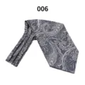 Detaillierte Ansicht des klassischen Paisley Jacquard Halstuchs für elegante Herren. - 006 (Jacquard Paisley)