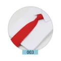 Red solid color men business dress suit necktie detail view, premium formal wear. - Color 003