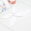 Détail cravate marin JK blanc, accessoire écharpe nœud poisson rouge pour cosplay écolière mignon. - Blanc