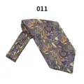 Herren klassische Paisleys Krawatte Jacquard Business Anzug Retro Halstuch Krawatte - 011 (Paisley Floral)