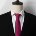 Men's business red and blue striped necktie professional suit tie for formal wear 8cm - B007