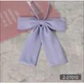 Light purple JK bow tie Japanese uniform accessory sweet cute lavender ribbon collar - Light Purple