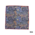 Elegante pañuelo de bolsillo para hombre diseño paisley retro poliéster detalle - Retrato de atleta 2