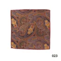 Pañuelo de bolsillo vintage paisley para hombre accesorio de traje clásico elegante. - Estilo de diseño de armadura