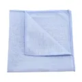 Taschino uomo azzurro chiaro tinta unita fazzoletto da tasca per abito matrimonio stoffa - Azzurro