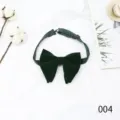 Farfallino in velluto verde scuro, grande papillon elegante per sposo di nozze, stile classico. - Verde scuro