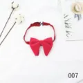 Rote Samt Fliege mit verstellbarem Riemen, eleganter großer Bräutigam Styling Accessoire. - Rot