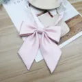 Fiocco per uniforme JK rosa, collare scolastico in stile giapponese con cinturino regolabile. - Rosa chiaro