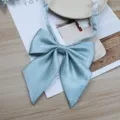 Blue JK uniform bow tie, stylish student sailor collar bow for daily wear variant. - Blue