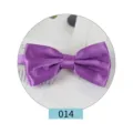 Farfallina viola tinta unita in raso da uomo, accessorio classico per abito da sposa e feste. - Viola