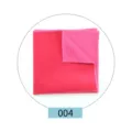 Roze fluwelen pochet detail, zachte stof, nette stiksels, elegante herenpak accessoires. - Nr. 004 (Roze)