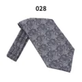 Herren graue Paisley Krawatte Vintage Hochzeit Hochzeitskrawatte Business Halstuch - 028 (Grau Paisley)