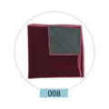 Herren Samt Einstecktuch Anzug Handtuch einfarbig edles elegantes formelles Accessoire 22cm - Nr. 008 (Weinrot)