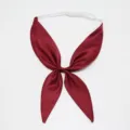 Corbata de nudo de pez dorado para uniforme de marinero JK, pañuelo marinero rojo - Rojo Oscuro