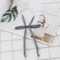 Grey JK uniform collar rope, Japanese college style bow tie sailor suit accessory variant. - Color 009