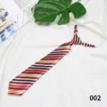 Cravatta a righe con cerniera facile per studenti uniforme scolastica e abbigliamento - Colore 002