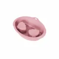 Ciotola per immersione unghie in silicone rosa pieghevole manicure bagno mani porta attrezzi - Rosa