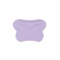 Silicone Gua Sha facial massage tool butterfly shape anti-aging face neck body pink purple 1pc - Purple