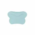 Silicone facial gua sha tool butterfly shaped massage scraping board for skin care - Blue