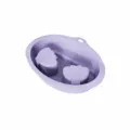 Ciotola per ammollo unghie in silicone pieghevole viola strumento manicure per gel polacco - Viola