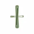 Portable silicone travel toothbrush case holder strap organizer green dustproof accessory - Green