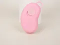 Spazzola massaggiante per cuoio capelluto in silicone rosa, pratica e portatile. - Rosa
