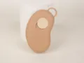 Pettine per massaggio del cuoio capelluto in silicone, massaggiatore per testa kaki portatile. - Kaki