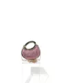 Rosa Strass Abendtasche Detail, glitzernde Kristall Clutch mit goldener Kette Griff. - Rosa